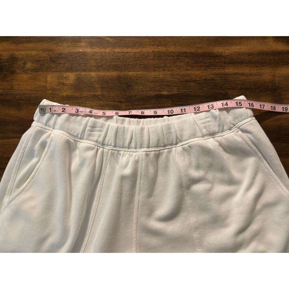 Aerie Women’s Large Barrel Sweatpants Fleece Pull On Elastic Waist Crop - Picture 5 of 8